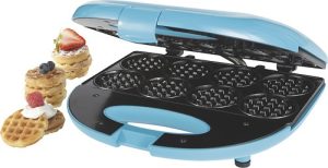 Mini waffle maker for fun breakfast designs