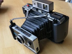 Retro instant camera for vintage-style photos
